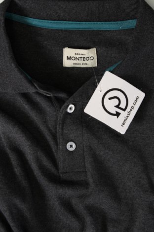 Ανδρική μπλούζα Montego, Μέγεθος M, Χρώμα Γκρί, Τιμή 11,03 €