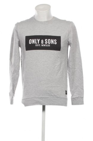 Мъжка блуза Only & Sons, Размер S, Цвят Сив, Цена 10,83 лв.