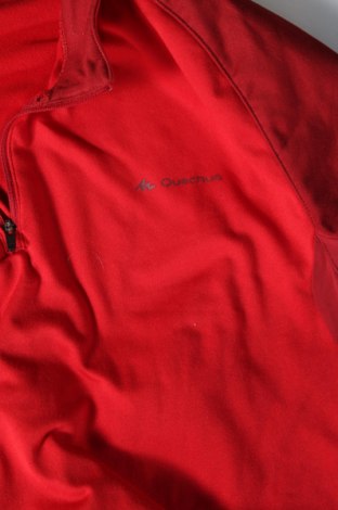 Męska bluzka Quechua, Rozmiar M, Kolor Czerwony, Cena 73,57 zł