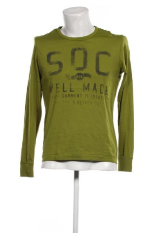 Мъжка блуза S.Oliver, Размер M, Цвят Зелен, Цена 13,68 лв.