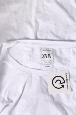 Ανδρική μπλούζα Zara, Μέγεθος XXL, Χρώμα Λευκό, Τιμή 12,37 €