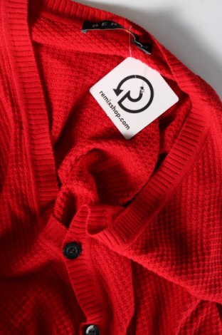 Jachetă tricotată de bărbați, Mărime L, Culoare Roșu, Preț 48,65 Lei