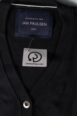 Herren Strickjacke Jan Paulsen, Größe XL, Farbe Blau, Preis 10,90 €