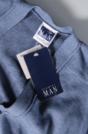 Jachetă tricotată de bărbați Premier Man, Mărime S, Culoare Albastru, Preț 77,17 Lei