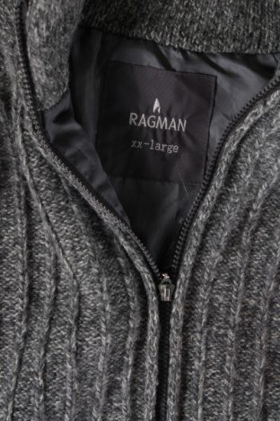 Ανδρική ζακέτα Ragman, Μέγεθος XXL, Χρώμα Γκρί, Τιμή 24,64 €