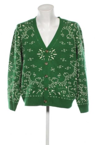 Jachetă tricotată de bărbați Review, Mărime M, Culoare Verde, Preț 150,99 Lei