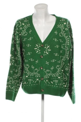 Jachetă tricotată de bărbați Review, Mărime XL, Culoare Verde, Preț 50,33 Lei