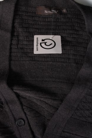 Jachetă tricotată de bărbați Senator, Mărime XXL, Culoare Gri, Preț 73,45 Lei