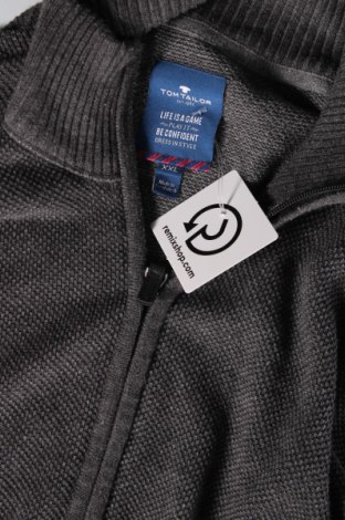 Jachetă tricotată de bărbați Tom Tailor, Mărime XXL, Culoare Gri, Preț 67,89 Lei