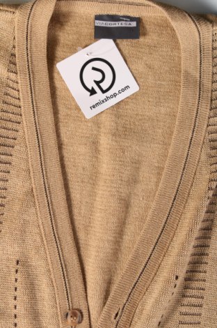 Jachetă tricotată de bărbați Via Cortesa, Mărime XL, Culoare Bej, Preț 48,65 Lei