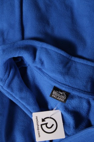 Bluză polară de bărbați, Mărime XXL, Culoare Albastru, Preț 33,75 Lei