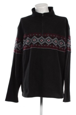 Ανδρική μπλούζα fleece Atlas For Men, Μέγεθος 4XL, Χρώμα Μαύρο, Τιμή 14,23 €