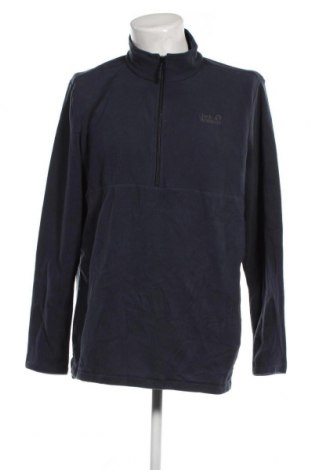 Ανδρική μπλούζα fleece Jack Wolfskin, Μέγεθος XXL, Χρώμα Μπλέ, Τιμή 17,94 €