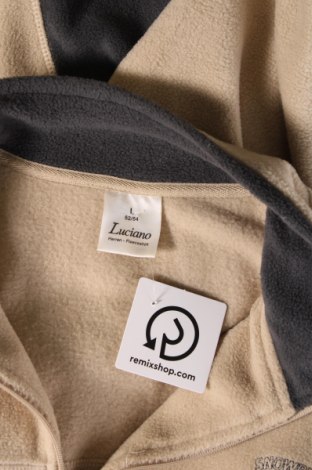 Herren Fleece Shirt Luciano, Größe L, Farbe Beige, Preis 8,52 €