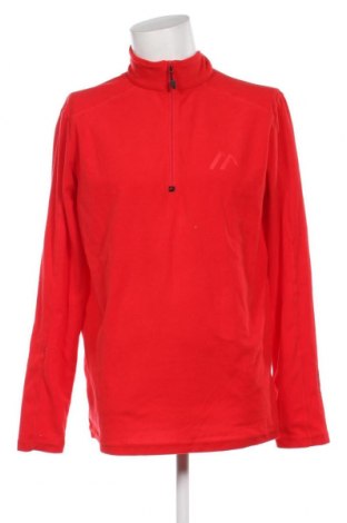 Ανδρική μπλούζα fleece Maier Sports, Μέγεθος XXL, Χρώμα Κόκκινο, Τιμή 10,23 €