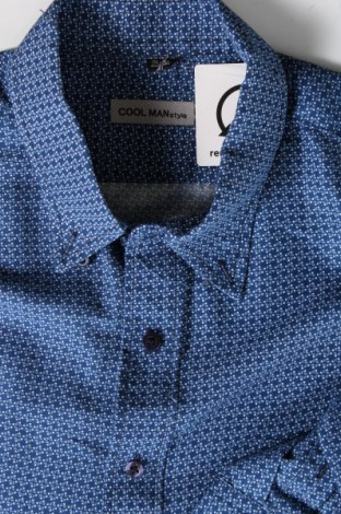 Ανδρικό πουκάμισο, Μέγεθος L, Χρώμα Μπλέ, Τιμή 9,69 €