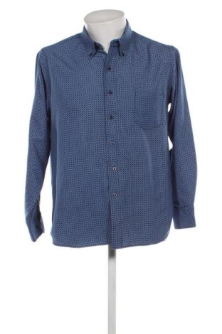 Ανδρικό πουκάμισο, Μέγεθος L, Χρώμα Μπλέ, Τιμή 9,69 €