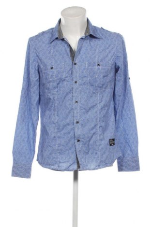 Ανδρικό πουκάμισο Angelo Litrico, Μέγεθος M, Χρώμα Μπλέ, Τιμή 4,49 €