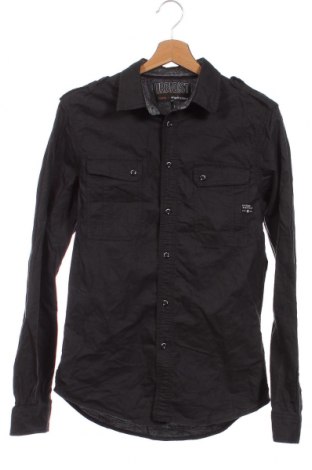 Ανδρικό πουκάμισο Angelo Litrico, Μέγεθος S, Χρώμα Μαύρο, Τιμή 5,38 €