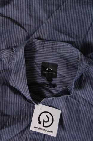 Herrenhemd Armani Exchange, Größe M, Farbe Blau, Preis 38,45 €