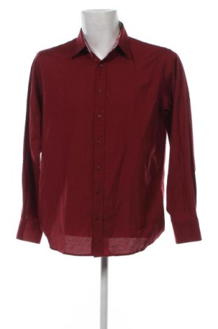 Ανδρικό πουκάμισο Bexleys, Μέγεθος L, Χρώμα Κόκκινο, Τιμή 8,61 €