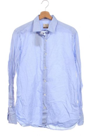 Ανδρικό πουκάμισο Borrelli, Μέγεθος M, Χρώμα Μπλέ, Τιμή 77,32 €