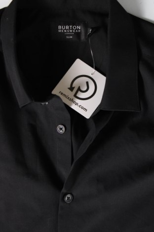 Herrenhemd Burton of London, Größe M, Farbe Schwarz, Preis 23,66 €