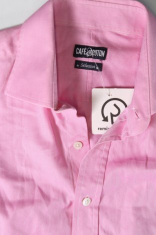 Herrenhemd Cafe Coton, Größe L, Farbe Rosa, Preis 6,39 €