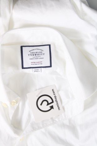 Мъжка риза Charles Tyrwhitt, Размер S, Цвят Бял, Цена 47,00 лв.