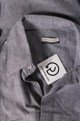 Ανδρικό πουκάμισο Clockhouse, Μέγεθος M, Χρώμα Γκρί, Τιμή 4,13 €