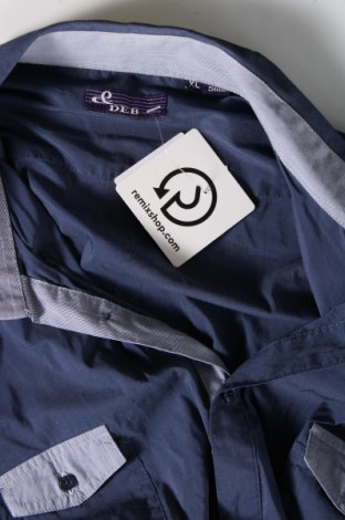 Ανδρικό πουκάμισο Deb, Μέγεθος XL, Χρώμα Μπλέ, Τιμή 4,60 €