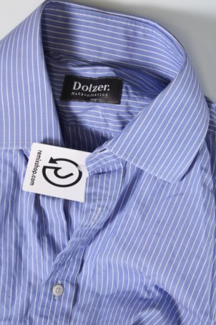 Мъжка риза Dolzer, Размер S, Цвят Син, Цена 7,92 лв.