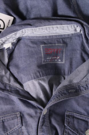 Ανδρικό πουκάμισο Esprit, Μέγεθος L, Χρώμα Μπλέ, Τιμή 17,94 €