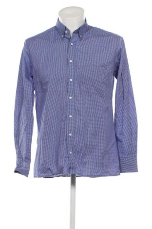 Ανδρικό πουκάμισο Eterna, Μέγεθος M, Χρώμα Μπλέ, Τιμή 20,93 €