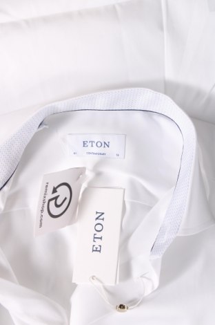 Ανδρικό πουκάμισο Eton, Μέγεθος L, Χρώμα Λευκό, Τιμή 77,32 €