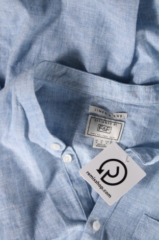 Herrenhemd F&F, Größe M, Farbe Blau, Preis 14,83 €
