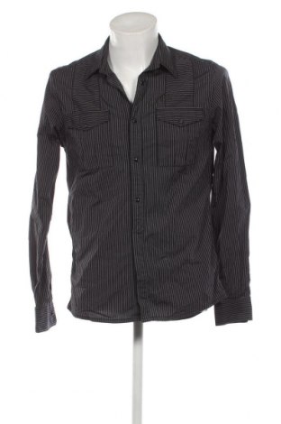 Ανδρικό πουκάμισο Firetrap, Μέγεθος M, Χρώμα Γκρί, Τιμή 4,49 €