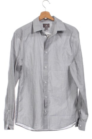 Мъжка риза H&M, Размер M, Цвят Сив, Цена 6,38 лв.