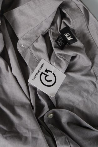 Ανδρικό πουκάμισο H&M, Μέγεθος XL, Χρώμα Γκρί, Τιμή 17,94 €