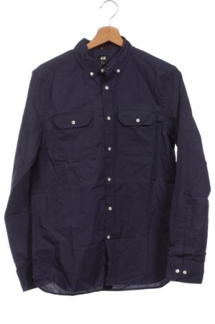 Ανδρικό πουκάμισο H&M, Μέγεθος S, Χρώμα Μπλέ, Τιμή 4,27 €