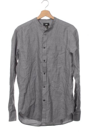 Herrenhemd H&M, Größe S, Farbe Grau, Preis 8,07 €