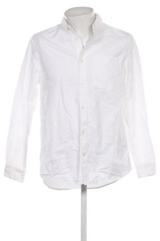 Мъжка риза H&M, Размер M, Цвят Бял, Цена 13,05 лв.