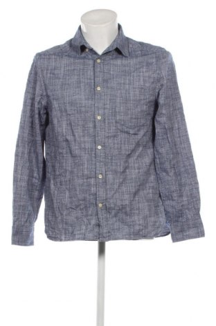 Ανδρικό πουκάμισο H&M L.O.G.G., Μέγεθος M, Χρώμα Μπλέ, Τιμή 4,31 €