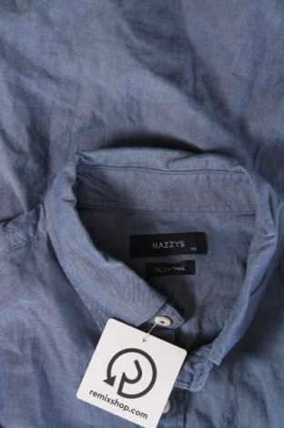 Мъжка риза Hazzys, Размер S, Цвят Син, Цена 28,00 лв.