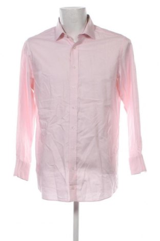Мъжка риза Hubscher, Размер L, Цвят Розов, Цена 16,20 лв.