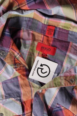 Мъжка риза Hugo Boss, Размер L, Цвят Многоцветен, Цена 50,93 лв.