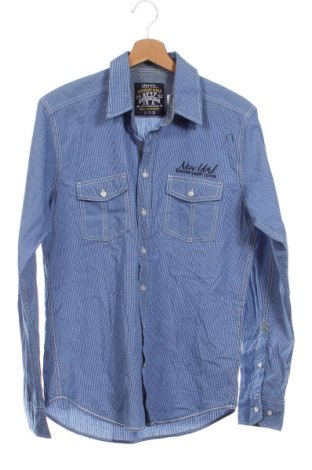 Ανδρικό πουκάμισο Identic, Μέγεθος S, Χρώμα Μπλέ, Τιμή 2,69 €