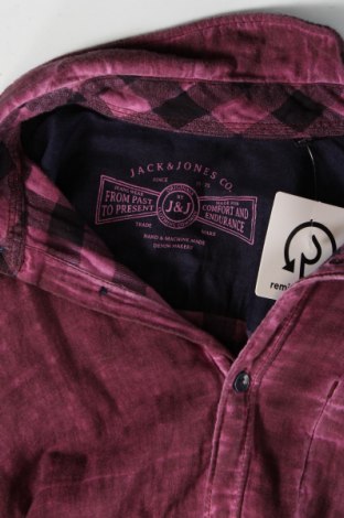 Herrenhemd Jack & Jones, Größe S, Farbe Lila, Preis 6,09 €