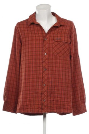 Мъжка риза Jack Wolfskin, Размер XXL, Цвят Червен, Цена 47,00 лв.