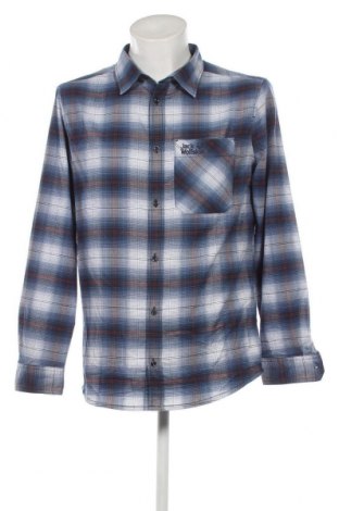 Мъжка риза Jack Wolfskin, Размер M, Цвят Многоцветен, Цена 39,95 лв.